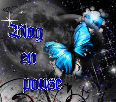 Blog en pause: papillon bleu