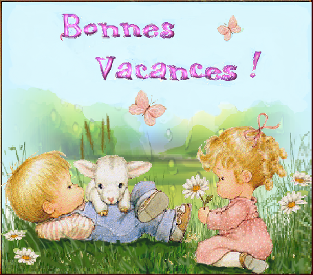 bonnes-vacances-enfants-jouants-dans-un-pr-avec-un-agneau
