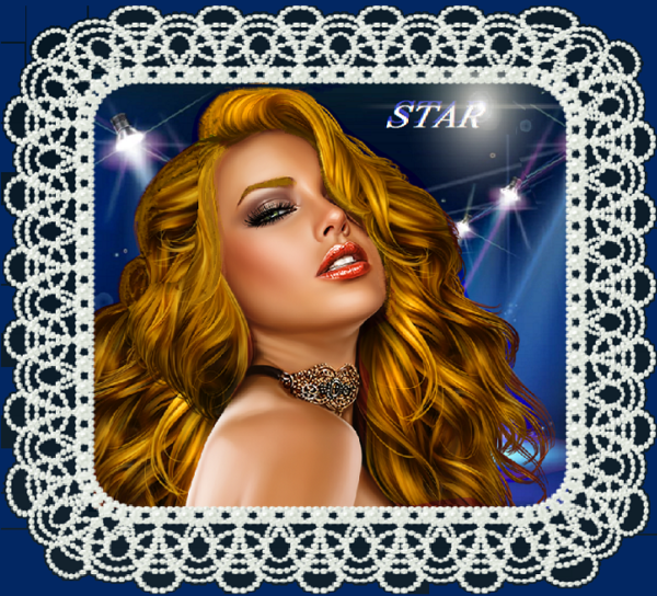 STAR cheveux blond vénitien et spots