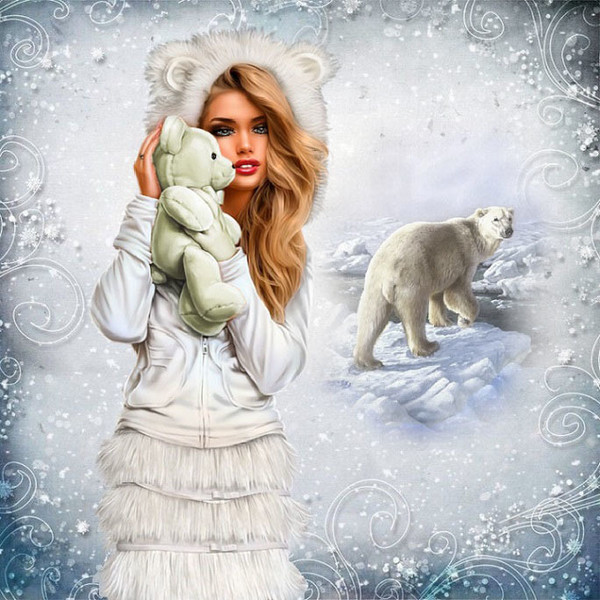 Amie et fan des ours polaires.