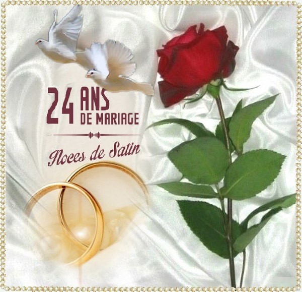 Noces De Satin: 24 Ans De Mariage!